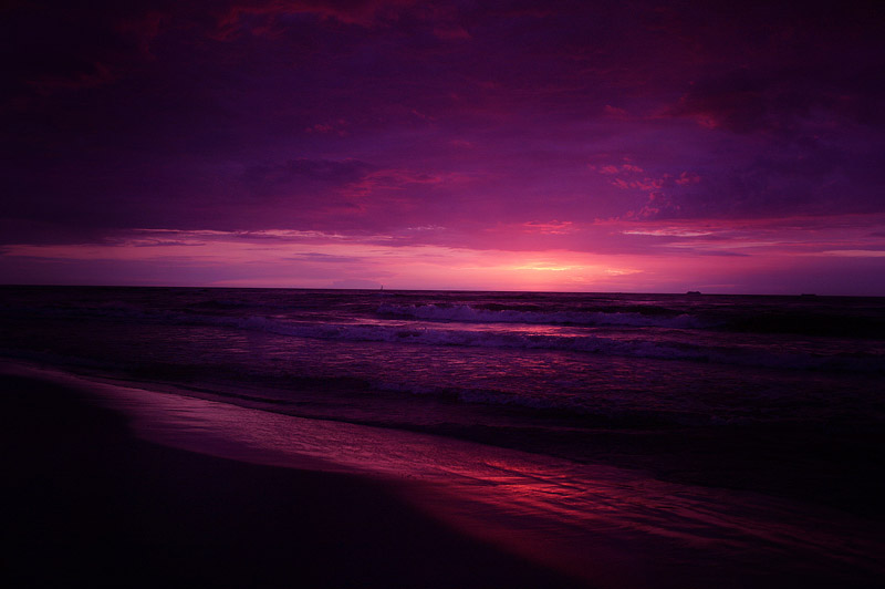 deep violet sea