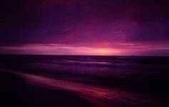 deep violet sea