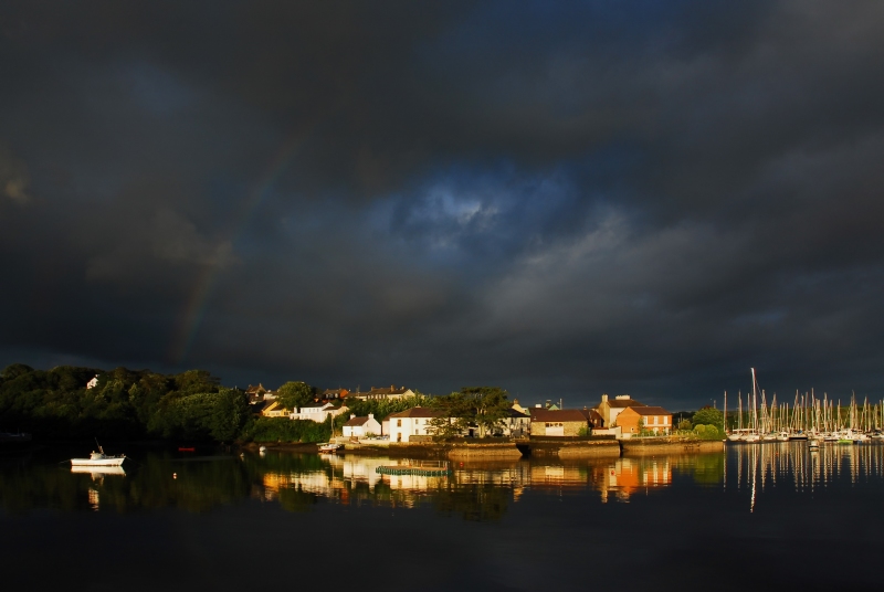 Kinsale o zachodzie