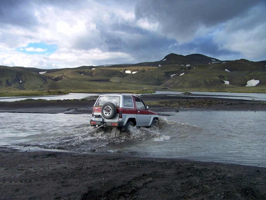 w drodze do Landmannalaugar