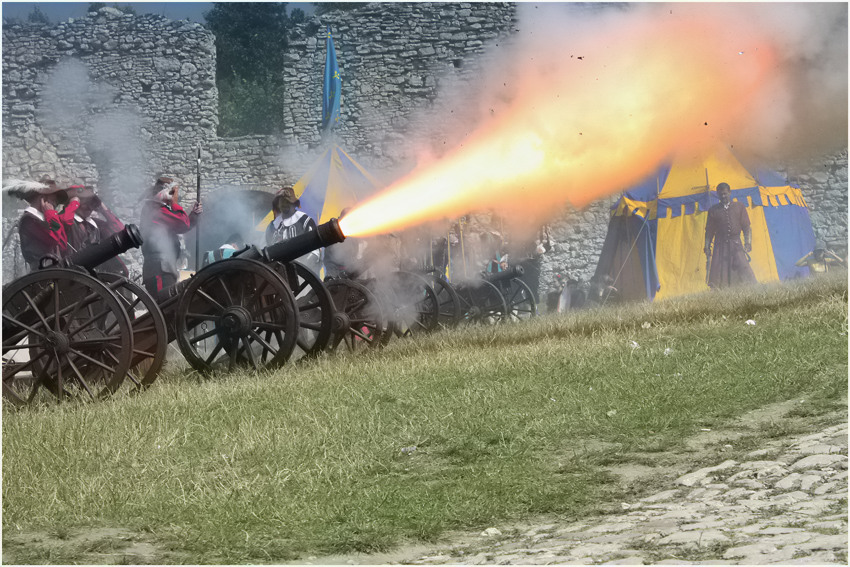 Atak Szwedów na Zamek w Ogrodzieńcu