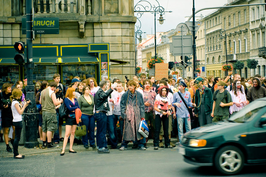 Zombie walk, warszawa 2008