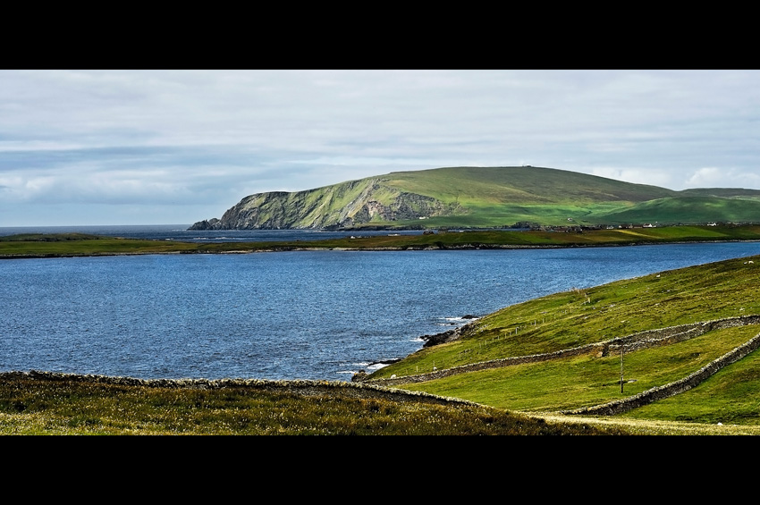 In the middle ofShetland...