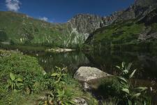 Słowackie Tatry-jezioro