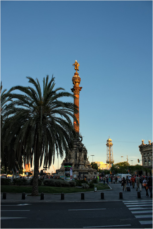 Barcelona Pomnik Columba