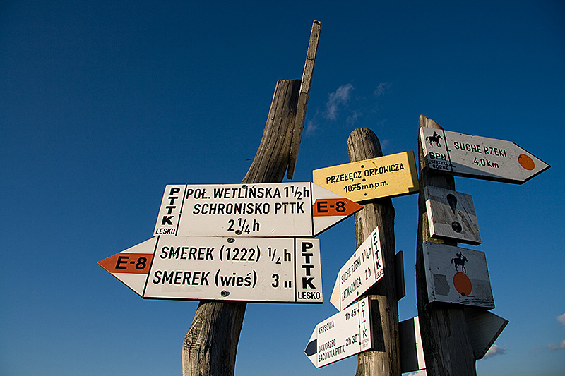 Bieszczady 2008 - przełęcz Orłowicza