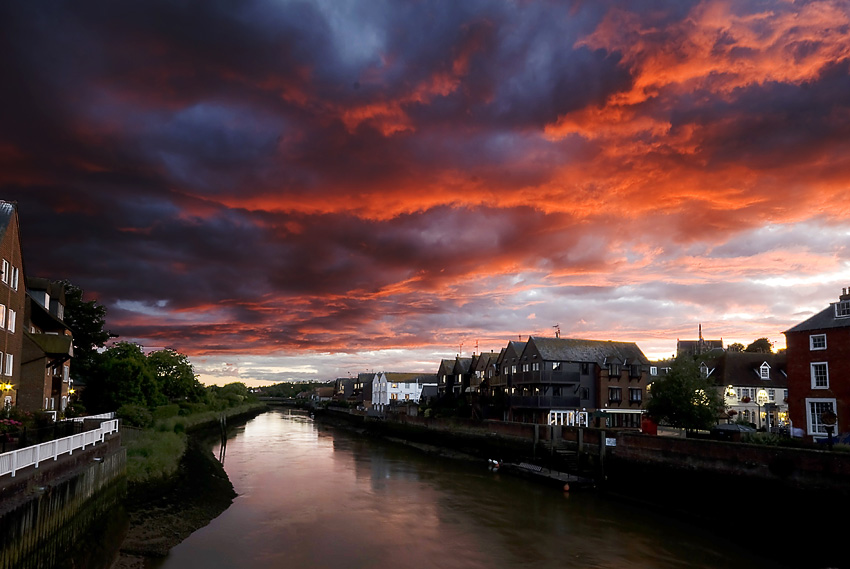 Under Blood Red Sky In Arundel