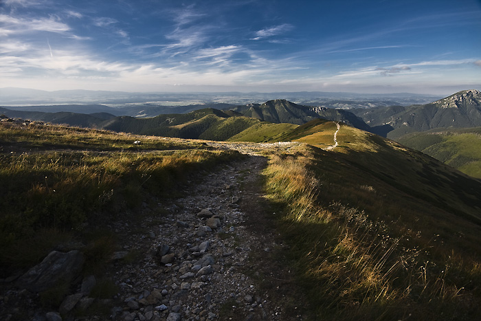 Słowackie Tatry-widok na Polske