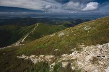 Tatry Słowackie-zejscie ze szczytow