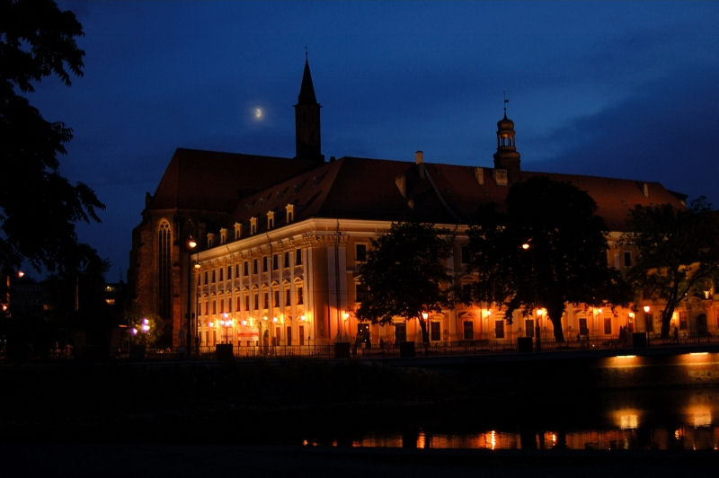 Wrocław nocą