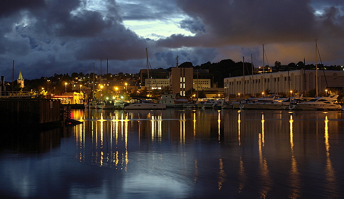 Przystań w Sandnes-Norwegia