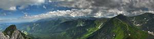 Tatry, widik z Giewontu