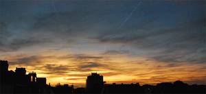 sunset in London