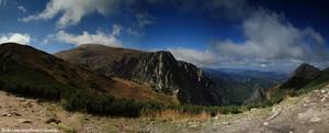 Tatry widok na przełęcz pod Kopą Kondracką