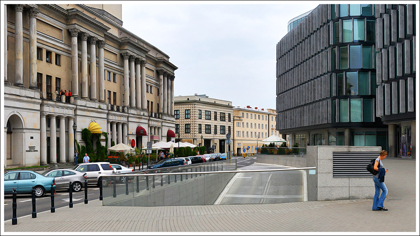 Między Teatrem Wielkim, a Metropolitan