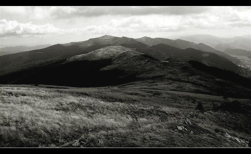 W drodze na Rozsypaniec, Bieszczady