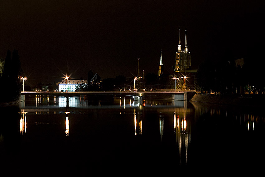 Wrocław, widok na katedrę