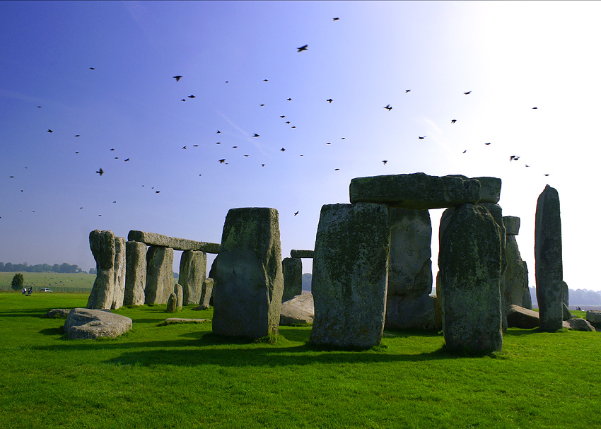 przelotnie nad Stonehenge