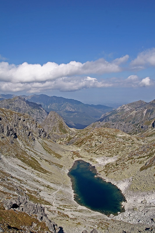 Widok z Rohatki na Zmarzle Pleso