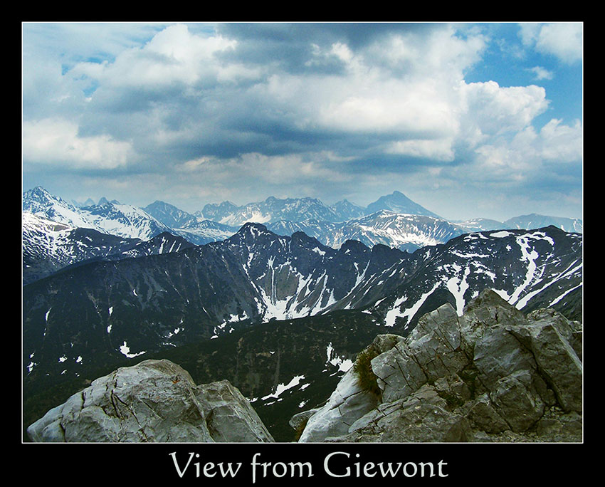 View from Giewont