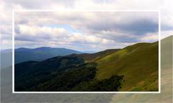 Bieszczady, widok na Szeroki Wierch