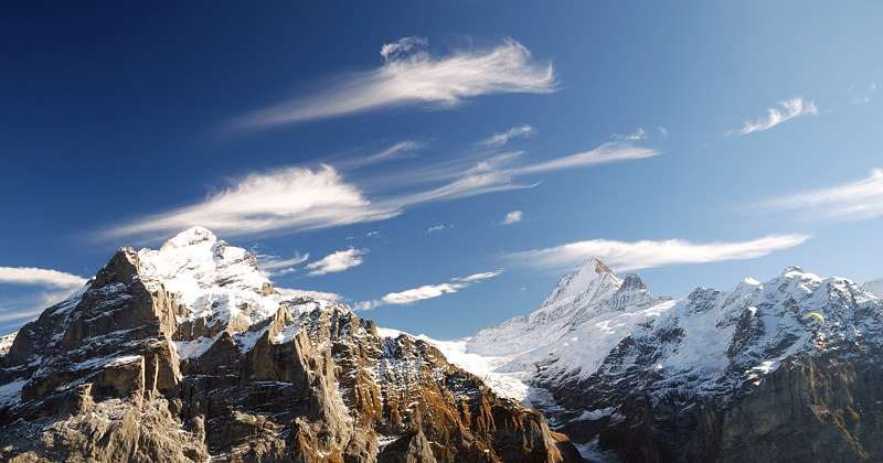 Wetterhorn i Schreckhorn