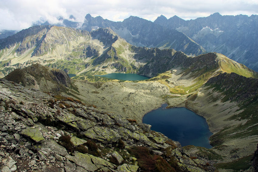 widok ze Świnicy.