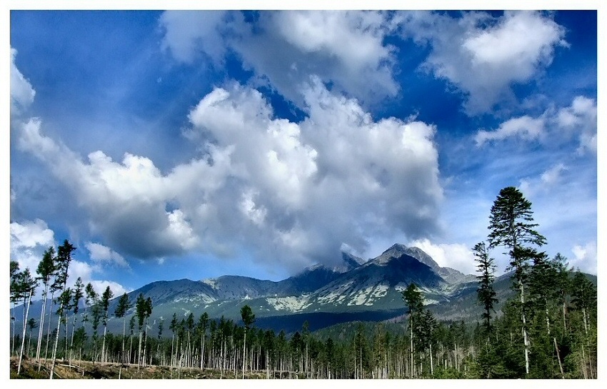 Chmury nad Tatrami