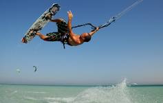 Kitesurfing