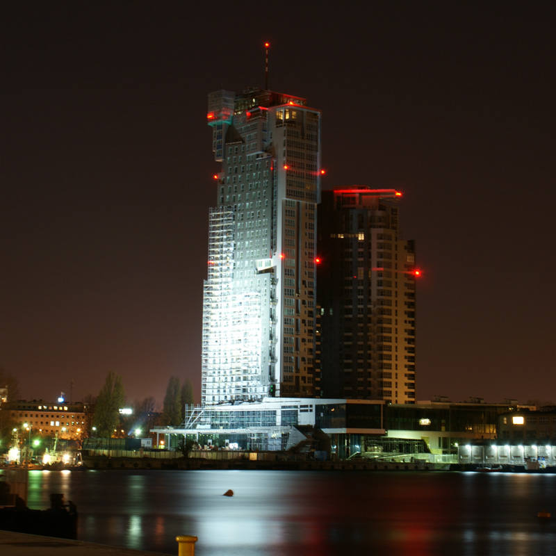 Sea Towers by Lights