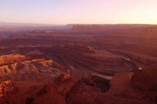 Canyonlands - zachód słońca nad Colorado River