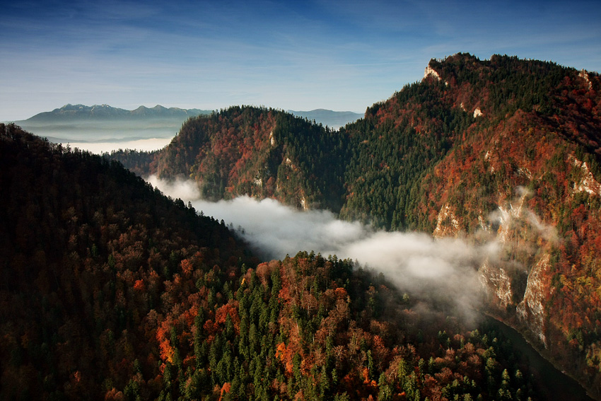 ...Pieniny w jesiennej szacie...