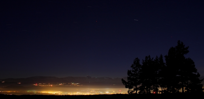 Jelenia Góra nocą