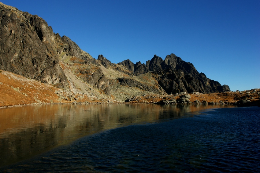 Tatry Słowackie . Wiatr na lodzie......