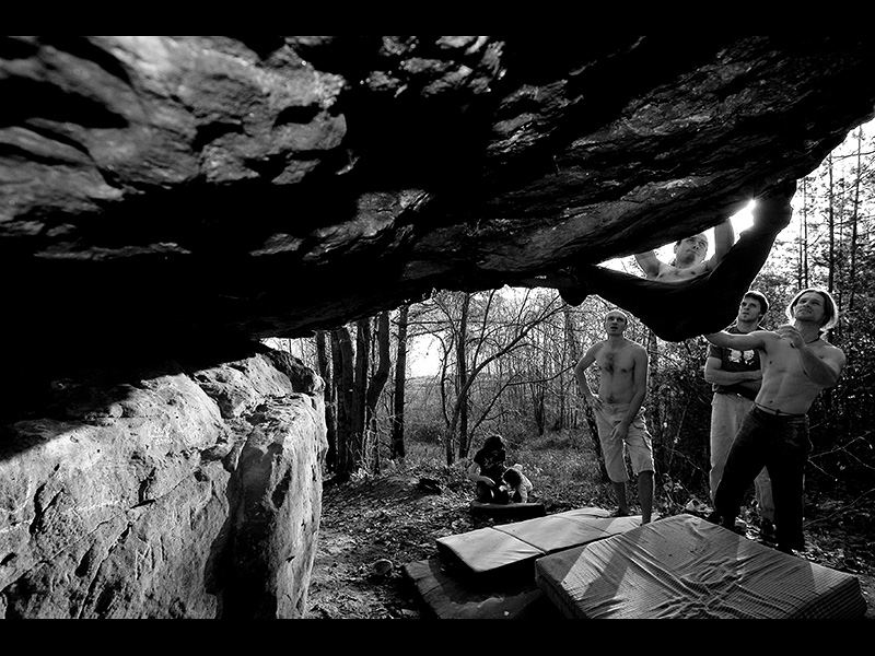 bouldering w Brodach Iłżeckich