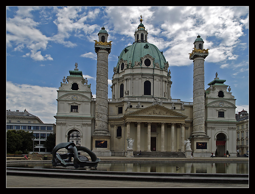 Wiedeń - Karlskirche .