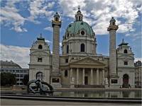 Wiedeń - Karlskirche .