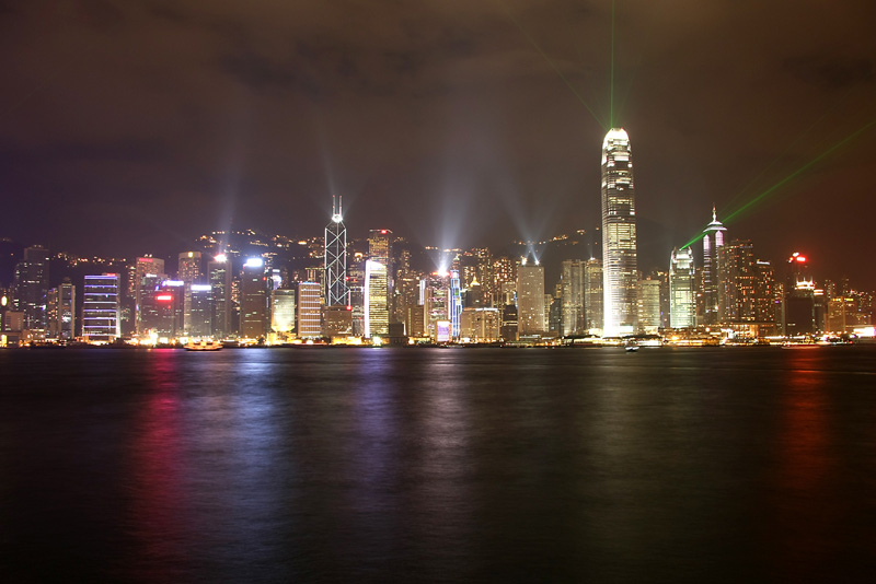 HK by night.