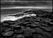 Giants Causeway w wersji B&W