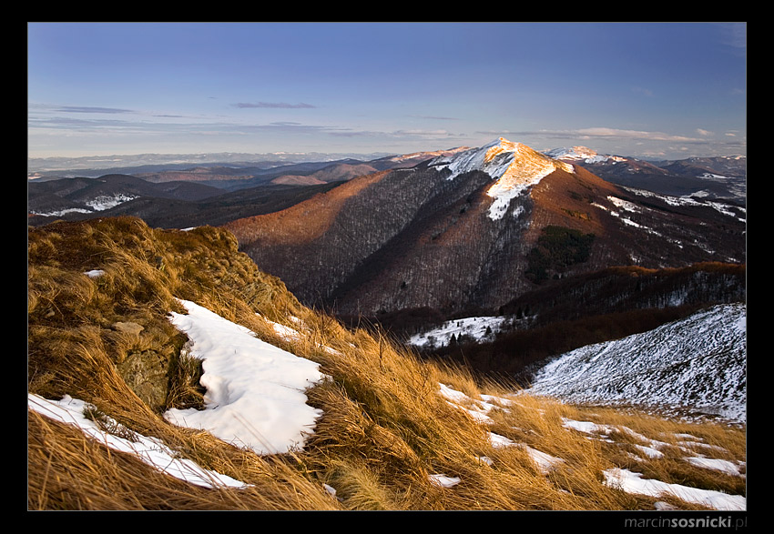 Bieszczady / Widok na Połoninę Caryńską