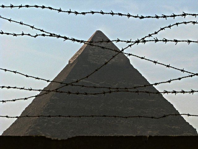 Pyramid in captivity