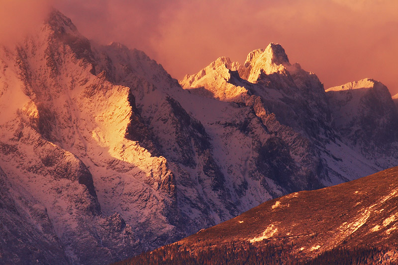 Tatry po wschodzie słońca