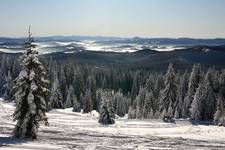 Z Hali Lipowskiej (w oddali Wielki Chocz i tatry Nizne)