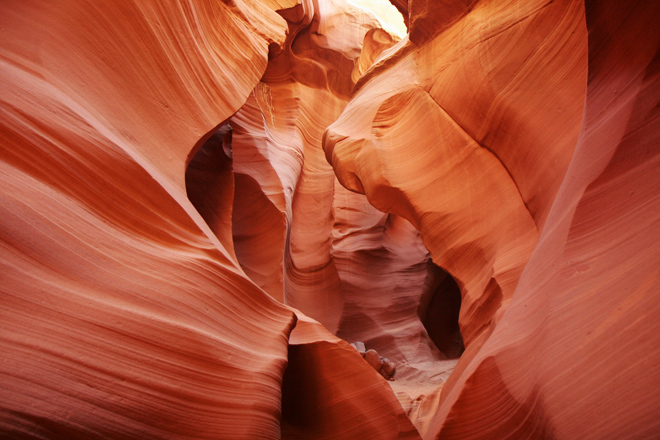 Antilope canyon, Arizona