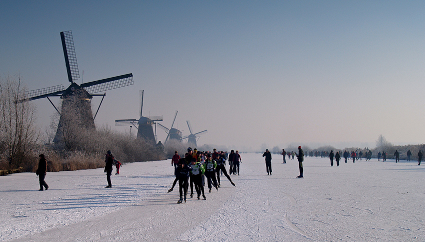 Gezellig schaatsen