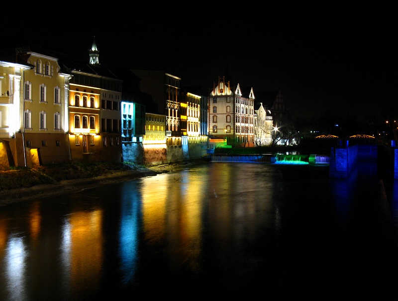 Opole nocą