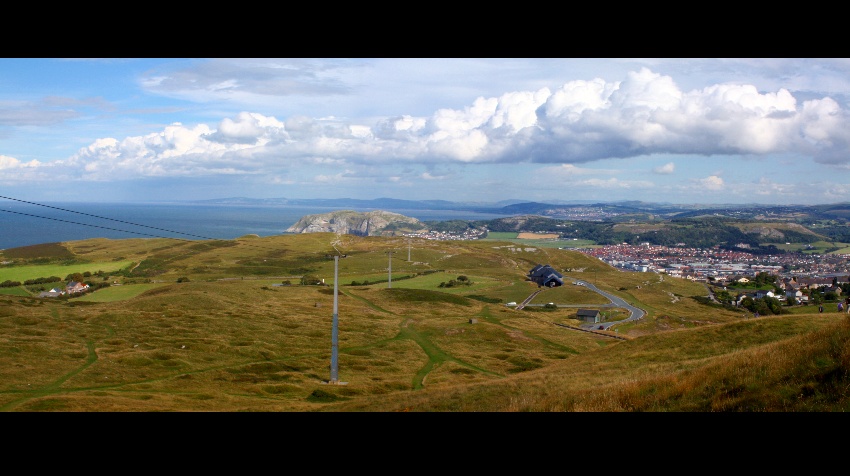 Llandudno - widok z gornej stacji