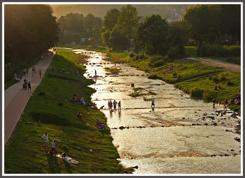 nad rzeczką....