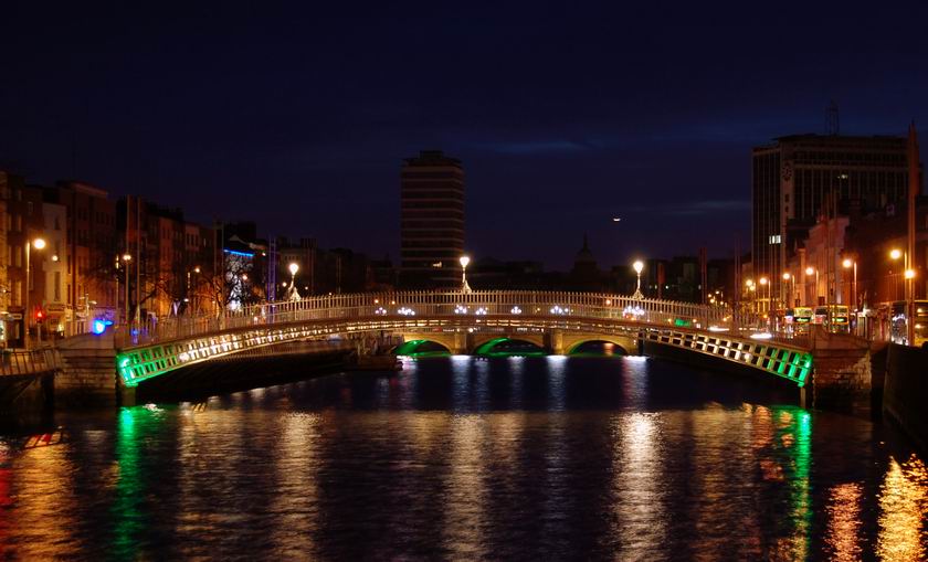 Dublin nocą