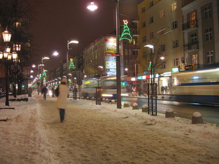 Zimowa Świętojańska by night